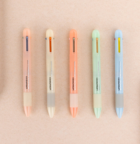 LIFE & PIECES 4colors Gel Pen New 0.4mm [5colors]