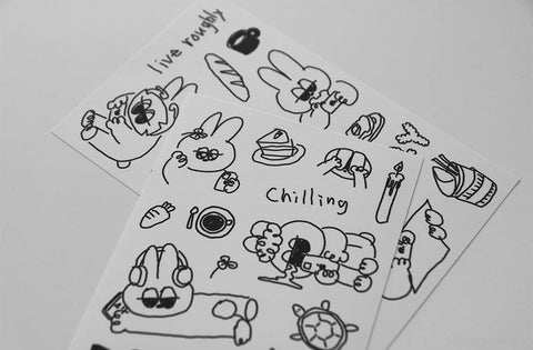 Daily Drawing Sticker ver.1 [3types]