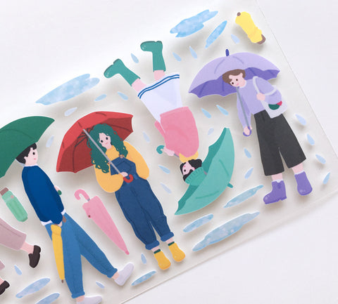 Gestures_Rain Seal Sticker