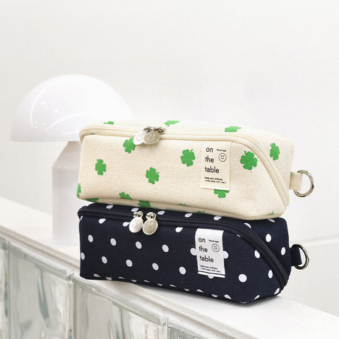 on the table Cube Pencil Case [2types]