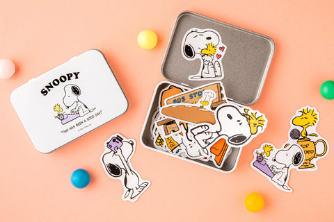 Peanuts Tin Case Stickers Pack