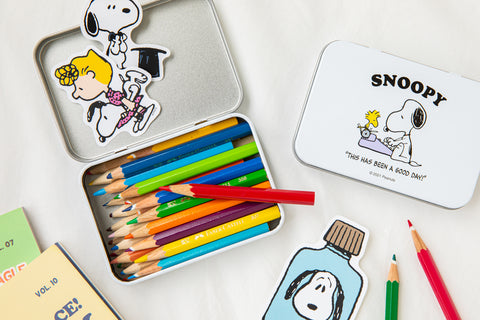 Peanuts Tin Case Stickers Pack