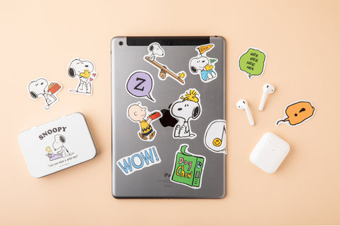 Peanuts Tin Case Stickers Pack