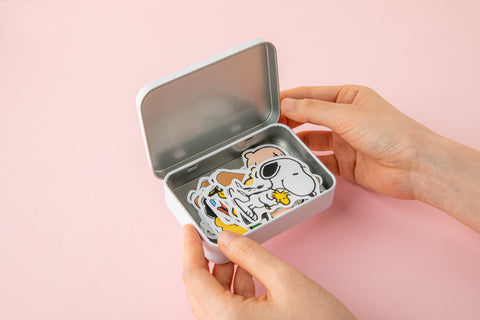 Peanuts Tin Case Stickers Pack