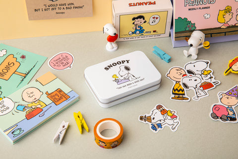 Peanuts Tin Case Stickers Pack