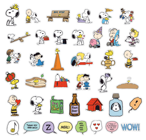 Peanuts Tin Case Stickers Pack