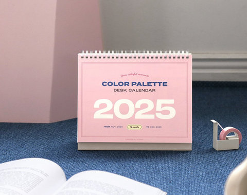 2025 Palette Desk Calendar