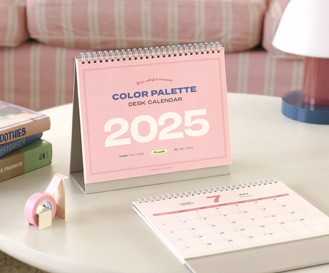 2025 Palette Desk Calendar