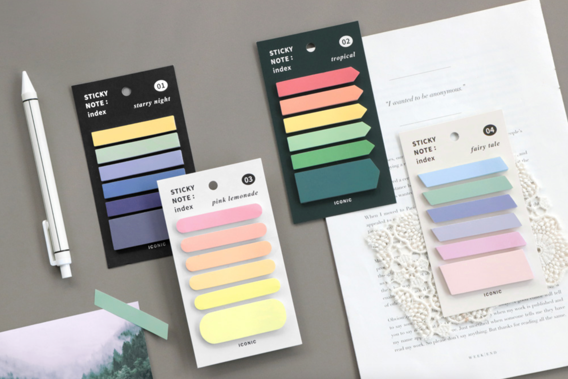 Index Sticky Notes [4types] – dubudumo