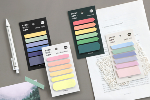 Index Sticky Notes [4types]