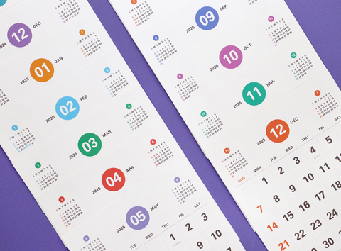 2025 PRISM Desk Calendar _ Vertical