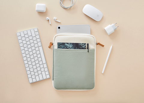 11" Canvas iPad Pouch [4types] | iPad Case