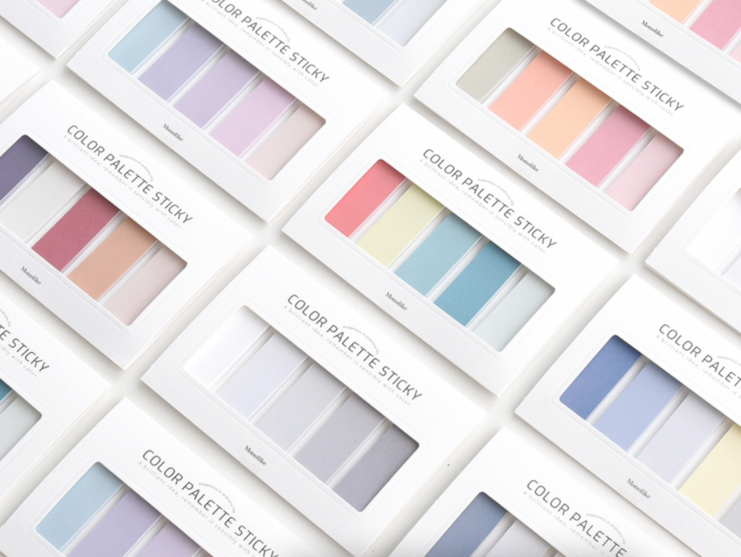 Color Palette Sticky Notes 501 [12types] – dubudumo