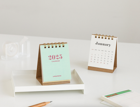 2025 Life & Pieces Mini Desk Calendar