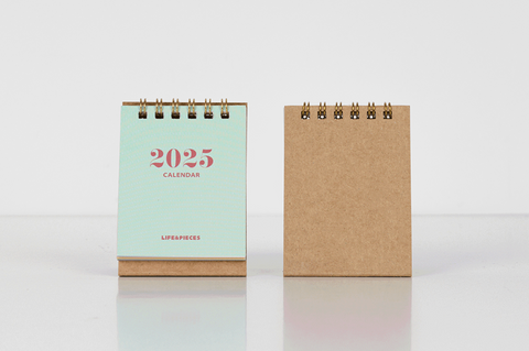 2025 Life & Pieces Mini Desk Calendar