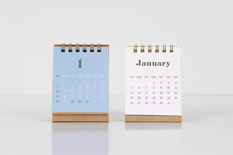 2025 Life & Pieces Mini Desk Calendar