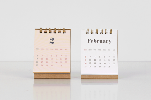 2025 Life & Pieces Mini Desk Calendar