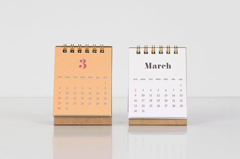 2025 Life & Pieces Mini Desk Calendar