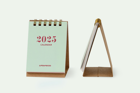 2025 Life & Pieces Mini Desk Calendar