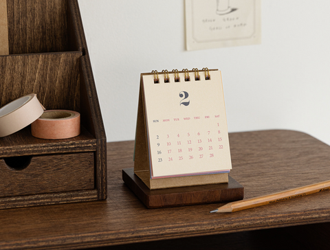 2025 Life & Pieces Mini Desk Calendar