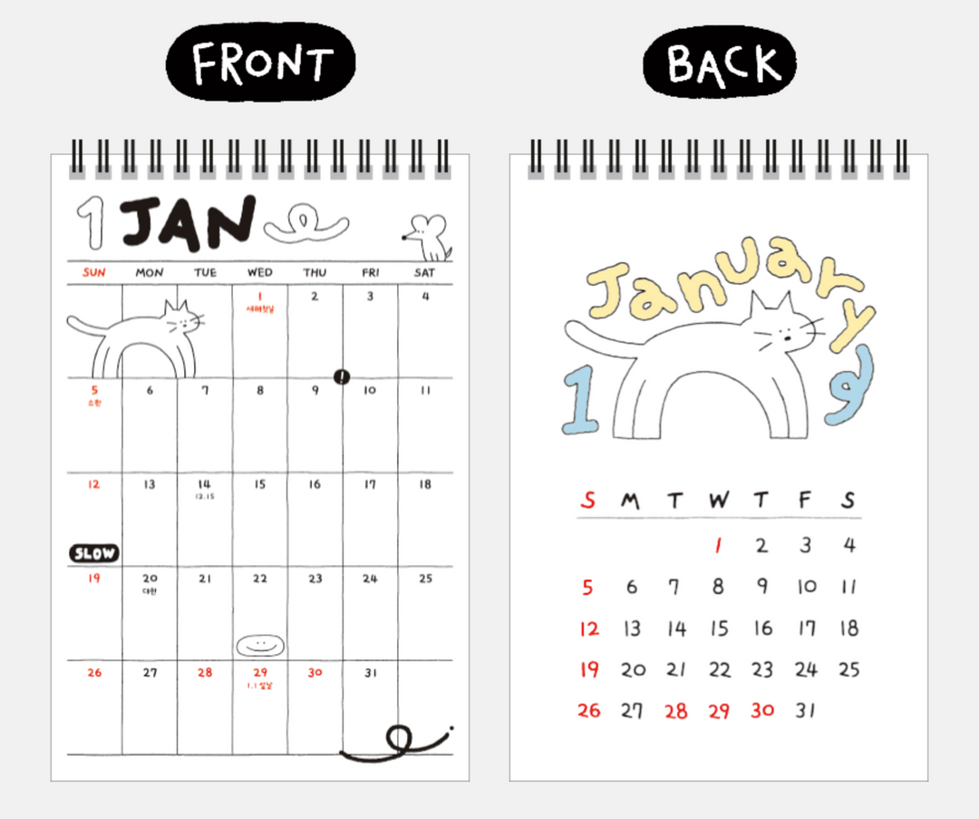2025 Doodle Desk Calendar – dubudumo