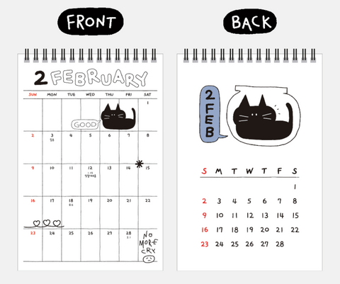 2025 Doodle Desk Calendar