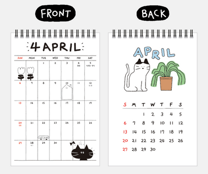 2025 Doodle Desk Calendar – dubudumo