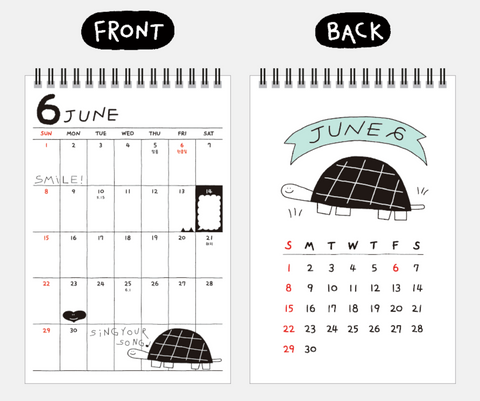 2025 Doodle Desk Calendar