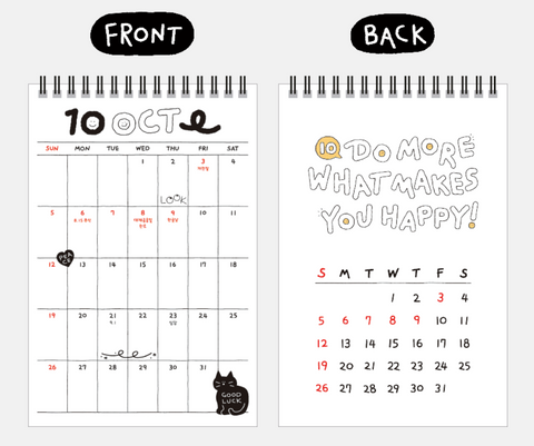 2025 Doodle Desk Calendar