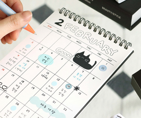 2025 Doodle Desk Calendar