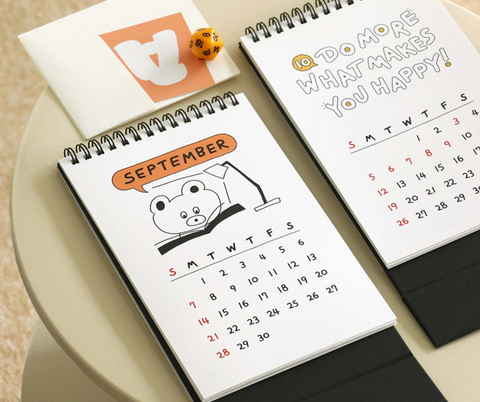 2025 Doodle Desk Calendar