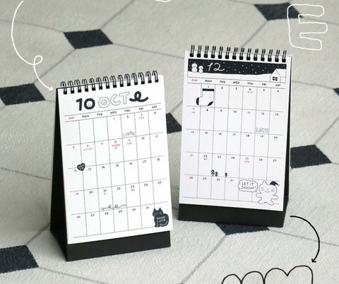 2025 Doodle Desk Calendar