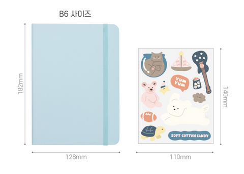 2025 My Color, My Day Weekly Planner B6 [4colors] | Weekly Diary