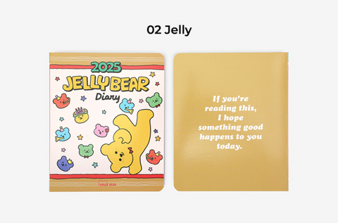 2025 Jelly Bear Weekly Diary [3types] | 2025 Weekly Planner