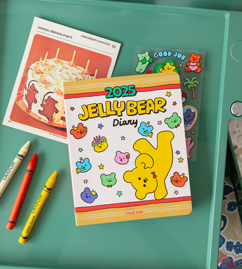 2025 Jelly Bear Weekly Diary [3types] | 2025 Weekly Planner