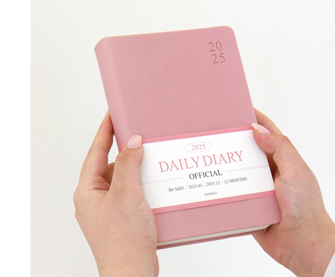 2025 Official Daily Diary B6 [4colors] | Daily Planner 2025