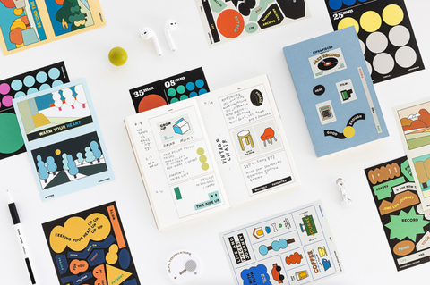 LIFE & PIECES Sticker Collection Pack _ Life | 8sheets