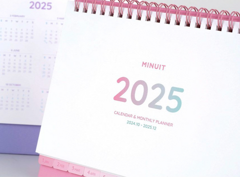 2025 Index Desk Calendar [2colors]