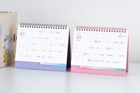 2025 Index Desk Calendar [2colors]