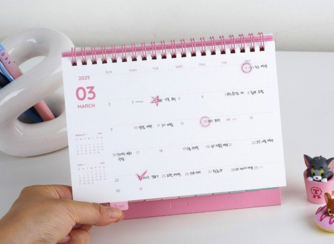 2025 Index Desk Calendar [2colors]