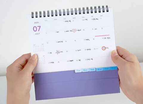 2025 Index Desk Calendar [2colors]