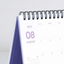 2025 Index Desk Calendar [2colors]