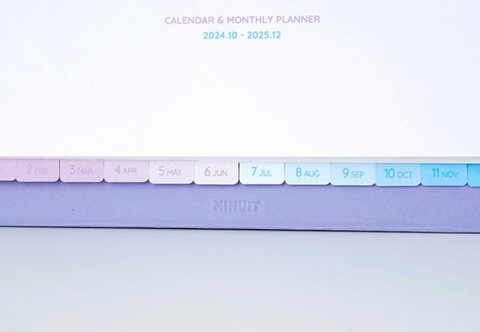 2025 Index Desk Calendar [2colors]