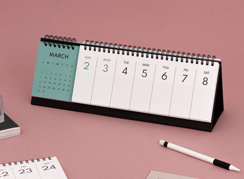 2025 Desk Weekly Calendar