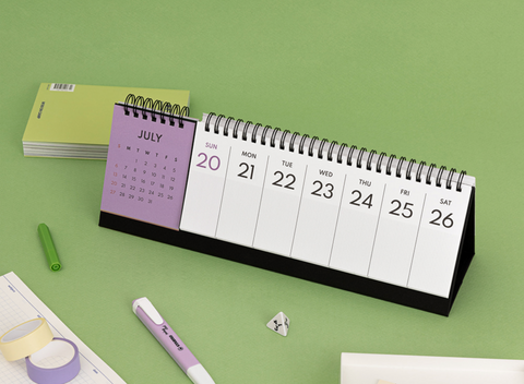 2025 Desk Weekly Calendar