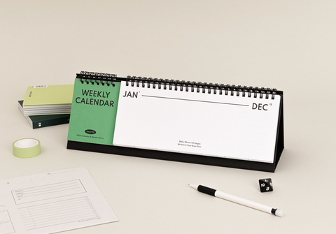 2025 Desk Weekly Calendar