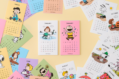 2025 Peanuts Snoopy Sticker Calendar