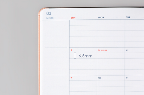 2025 A Piece of Weekly Planner [5colors]