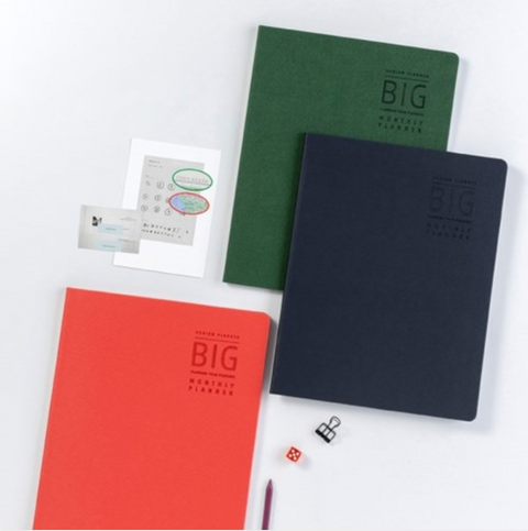 2025 Premium Big Monthly Planner A4 [3colors]