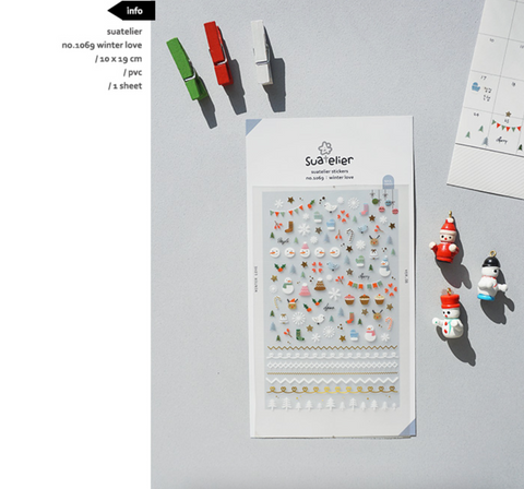 Planner Stickers [1069 winter love]